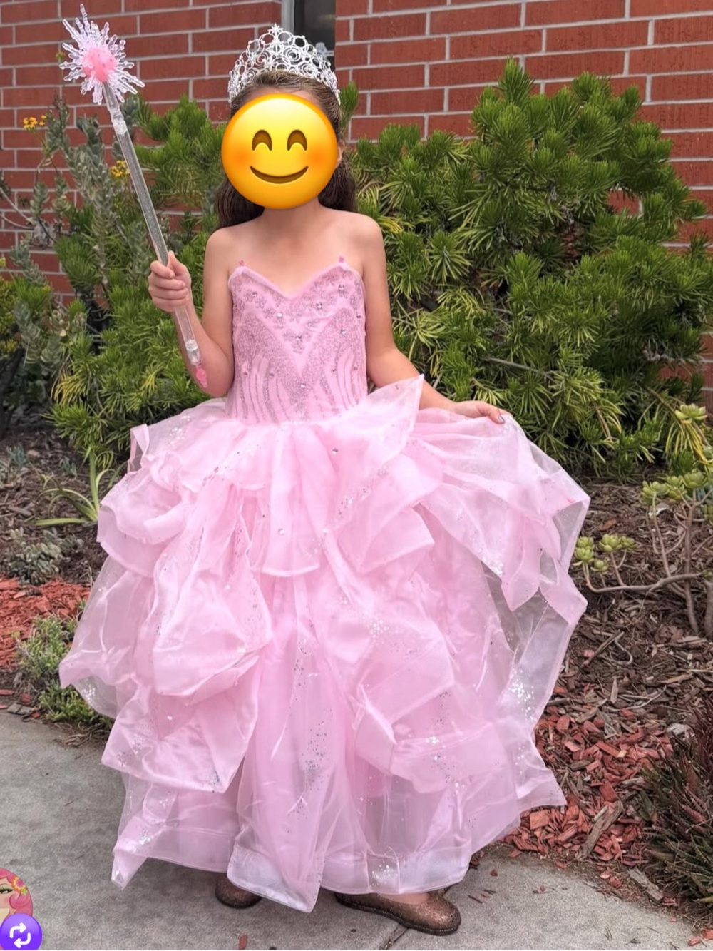 Lola + the Boys Glinda “Wicked” pink Dress